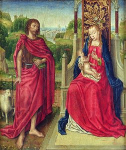 Madonna en Kind met St. Johannes de Doper, ca. 1480-90
